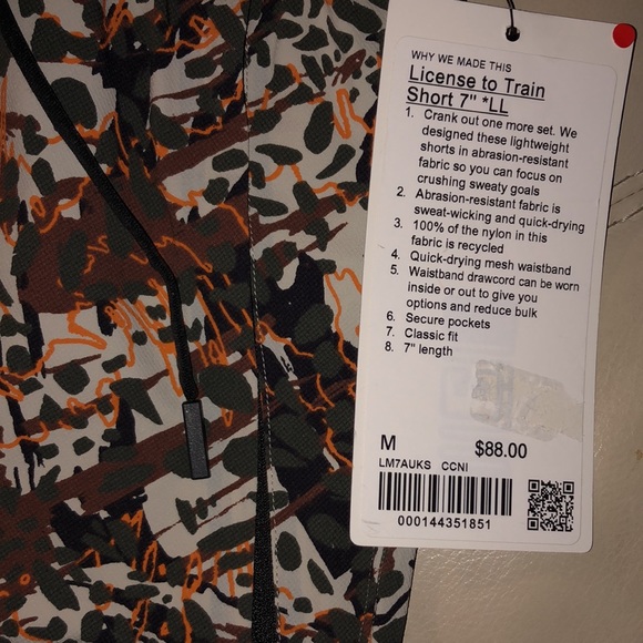 lululemon (M) License to Train Short 7" *LL - Picture 3 of 13